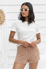 Jordan Knit Shorts - Mocha - The Self Styler