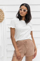 Remy Ruffle Top - White - The Self Styler