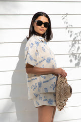 Milos Shorts - Santorini Print - The Self Styler