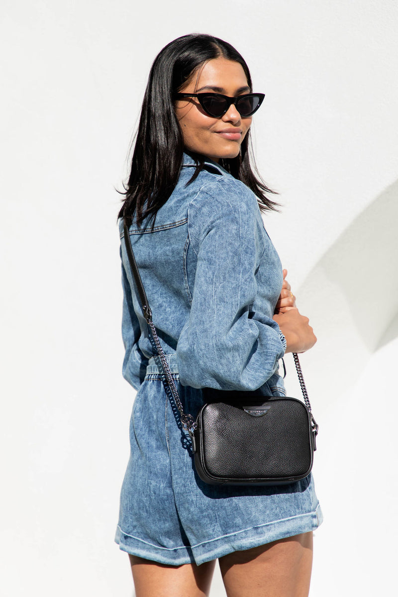 Tanaya Denim Playsuit - The Self Styler