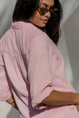 Eva Shirt - Pink Stripe - The Self Styler