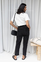 Spencer Corduroy Pant - Black - The Self Styler