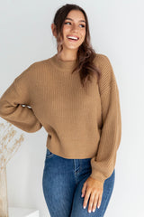 Felix Knit Sweater - Tan - The Self Styler