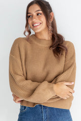 Felix Knit Sweater - Tan - The Self Styler