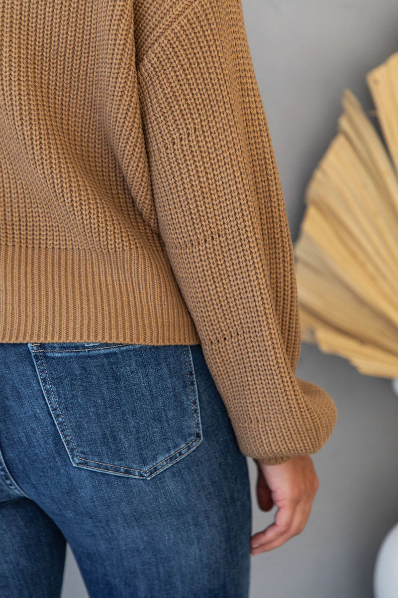 Felix Knit Sweater - Tan - The Self Styler