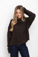Mara Knit Jumper - Chocolate