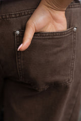 Phoenix Barrel Denim Jeans - Chocolate