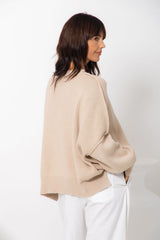 Romy Oversized Knit Jumper - Oatmeal