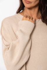 Romy Oversized Knit Jumper - Oatmeal
