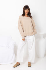 Romy Oversized Knit Jumper - Oatmeal