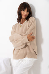 Romy Oversized Knit Jumper - Oatmeal