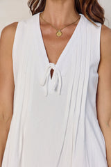 Aurora Mini Dress - White - The Self Styler