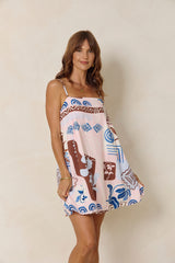 Finn Mini Dress - Electra Print - The Self Styler