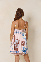 Finn Mini Dress - Electra Print - The Self Styler