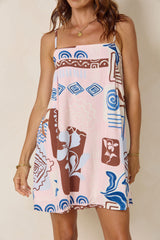 Finn Mini Dress - Electra Print - The Self Styler