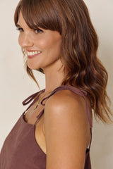Luka Cami Top - Chocolate - The Self Styler