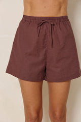 Tilly Shorts - Chocolate - The Self Styler