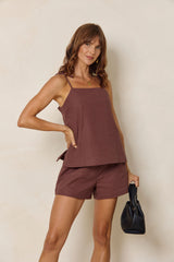Tilly Shorts - Chocolate - The Self Styler