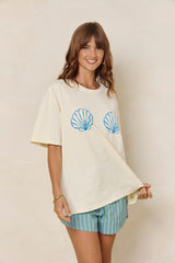Mermaid Margarita Tee - Cream - The Self Styler