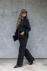 Duke Oversized Denim Shirt - Black Wash - The Self Styler
