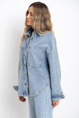 Banksy Relaxed-Fit Denim Jacket - Vintage Wash - The Self Styler - The Self Styler
