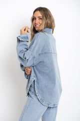 Banksy Relaxed-Fit Denim Jacket - Vintage Wash - The Self Styler - The Self Styler