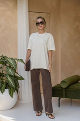 Sonny Relaxed-Fit Tee - Butter