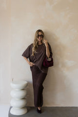 Sonny Relaxed-Fit Tee - Choc Brown