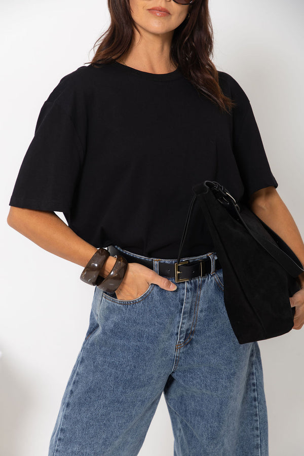 Sonny Relaxed-Fit Tee - Black