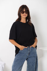 Sonny Relaxed-Fit Tee - Black