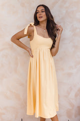 Capella Midi Dress - Mango - Girl and the Sun - The Self Styler