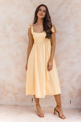 Capella Midi Dress - Mango - Girl and the Sun - The Self Styler