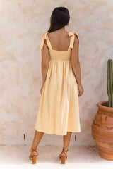 Capella Midi Dress - Mango - Girl and the Sun - The Self Styler