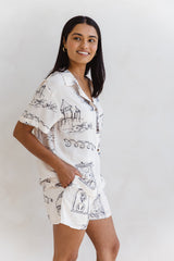 Cooper Shirt - Sketch Print - The Self Styler