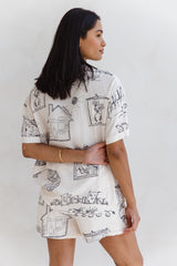 Cooper Shirt - Sketch Print - The Self Styler
