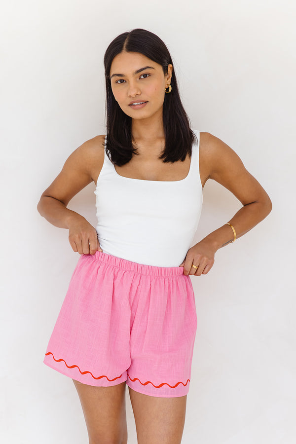 Tani Shorts - Pink - The Self Styler