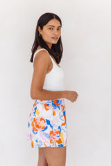 Bonnie Shorts - Vibrant Watercolour Print - The Self Styler