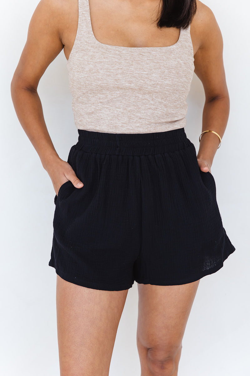 Dune Shorts - Black - The Self Styler - The Self Styler