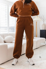Mackenzie Trackpants - Chocolate - The Self Styler