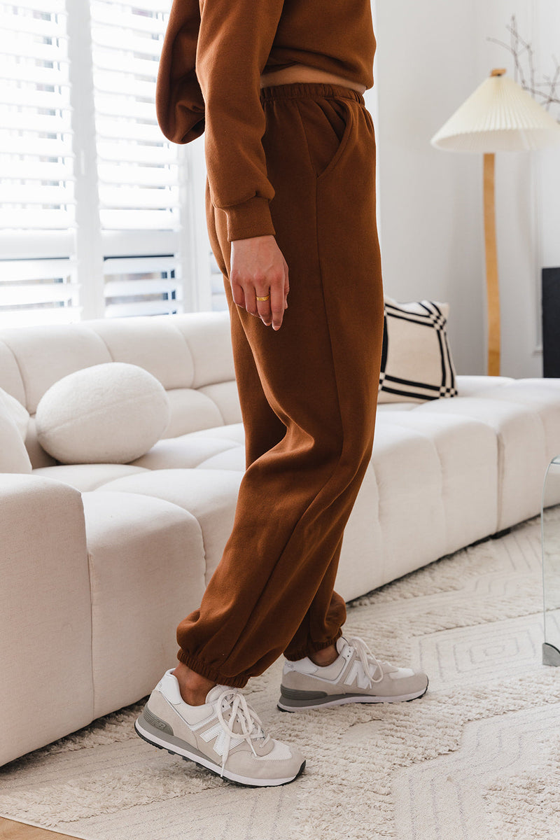 Mackenzie Trackpants - Chocolate - The Self Styler
