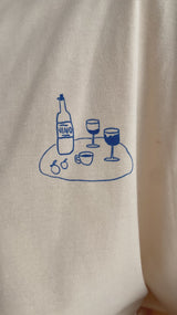 Vino Graphic Tee - Sand
