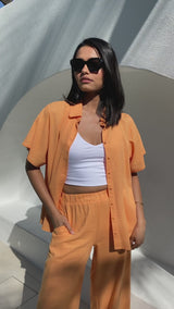 Natalie Pants - Sunset Orange - Girl And The Sun