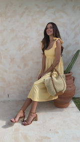 Capella Midi Dress - Mango - Girl and the Sun