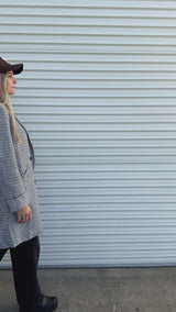 Valentina Coat - Black and White