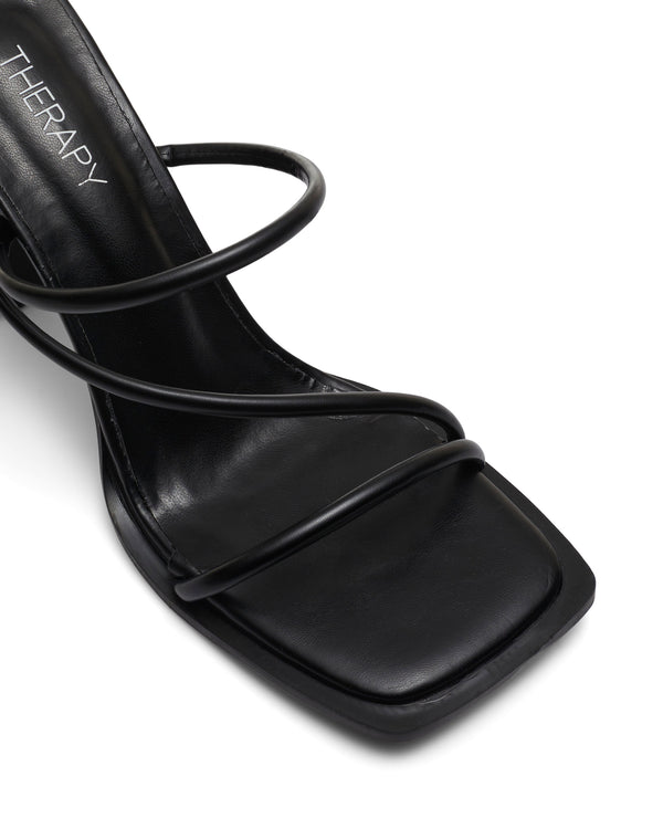 Heaven Chunky High Heel - Black - The Self Styler