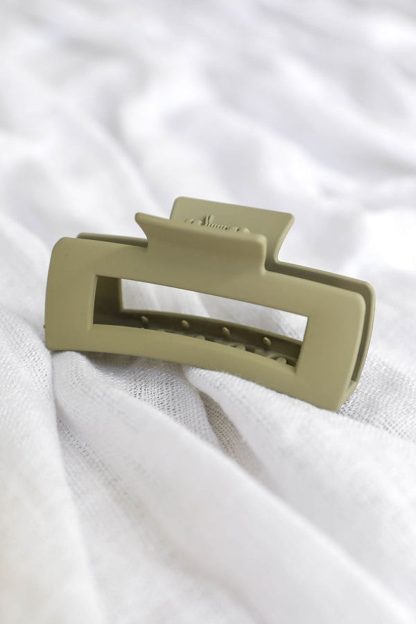 Clementine Claw Clip - Sage Green - The Self Styler