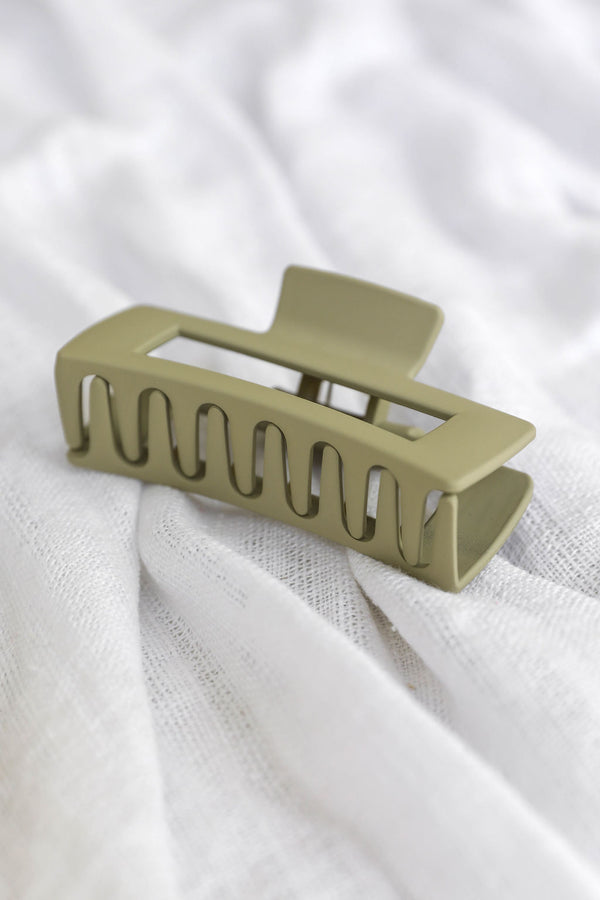 Clementine Claw Clip - Sage Green - The Self Styler
