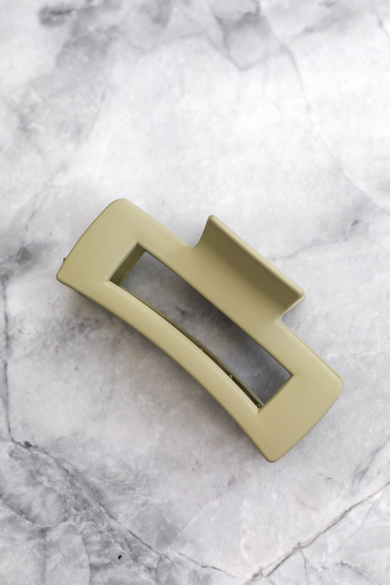 Clementine Claw Clip - Sage Green - The Self Styler