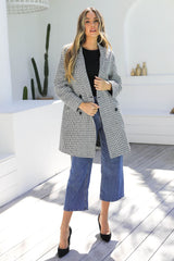 Valentina Coat - Black and White - The Self Styler