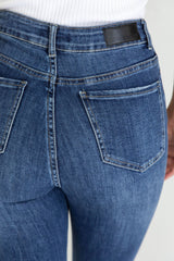 Jai High-Rise Skinny Leg Jeans - Dark Wash - The Self Styler